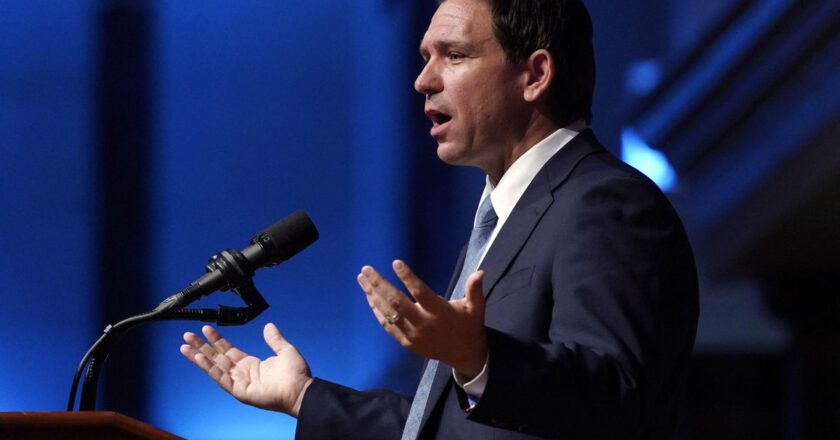 DeSantis quiet on Trump indictment as he faces conservatives in Trump country