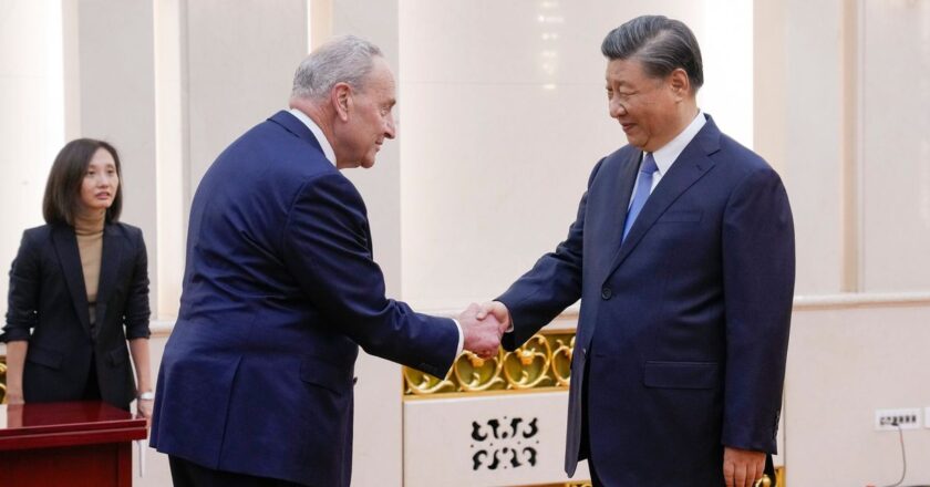 Schumer Criticizes China's Response to Israel in Meeting With Xi