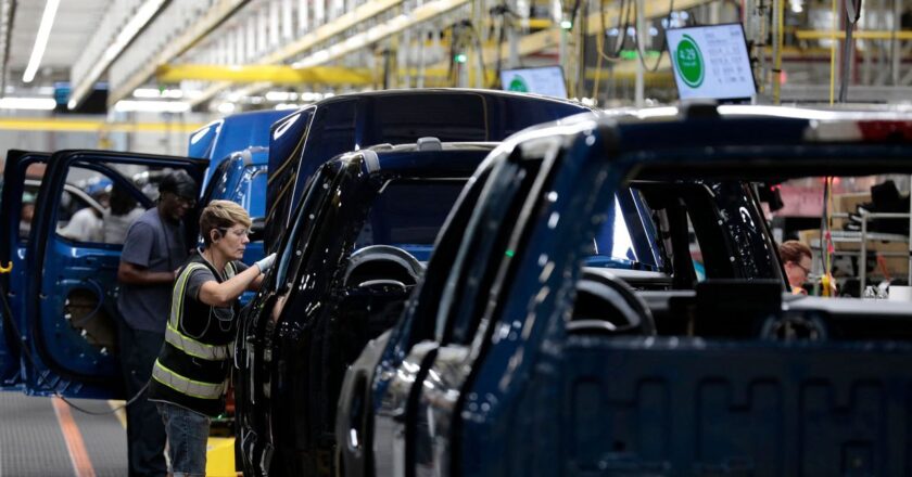 Ford Considers Cutting Shift at F-150 Lightning Pickup Plant, UAW Memo Says