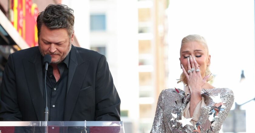 Blake Shelton Honors Gwen Stefani With Moving Walk Of Fame Speech