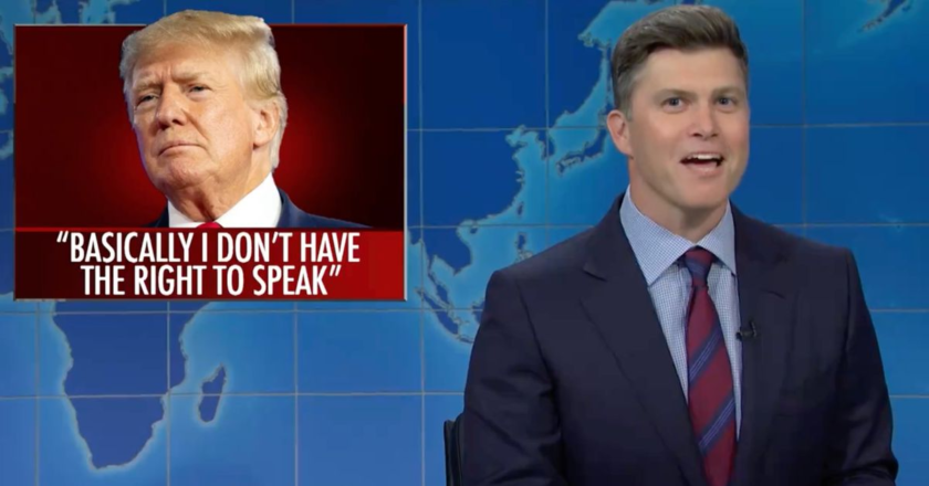 Colin Jost Grounds Trump Over Gag Order Response In Brutal ‘Weekend Update’ Burn