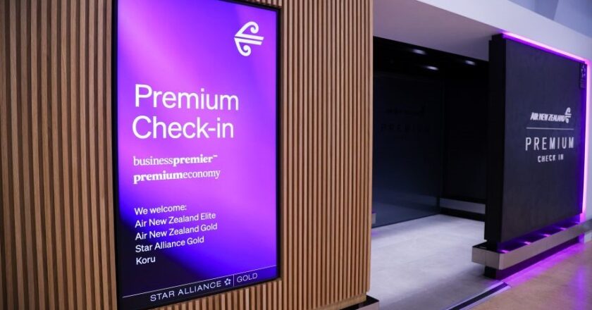 Air New Zealand unveils new premium check-in at Auckland airport – Business Traveller