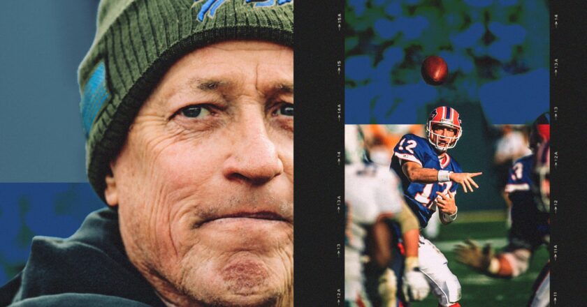 Bills legend Jim Kelly used to be mad about all he’d lost. Now he focuses on what he’s found