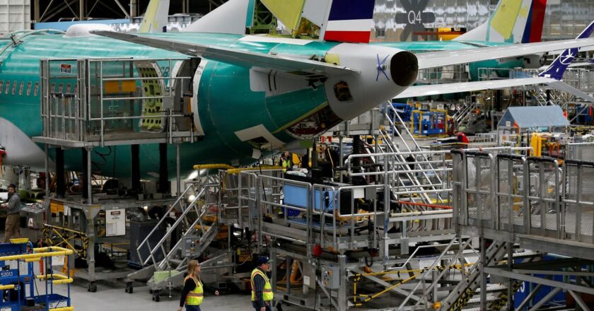 Boeing Shares Lift Dow Industrials, With Inflation Data Looming