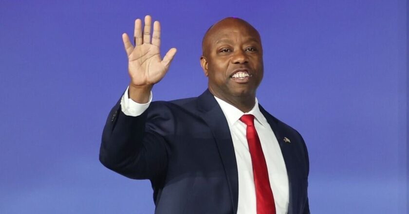 Tim Scott Makes an Upbeat Presidential Exit