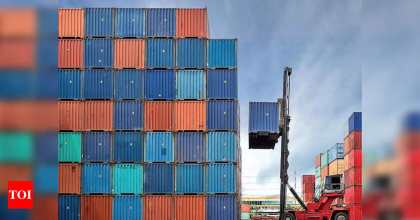 Exports up 6.21% to $33.57 billion in October; trade deficit high at $31.36 billion: Govt data