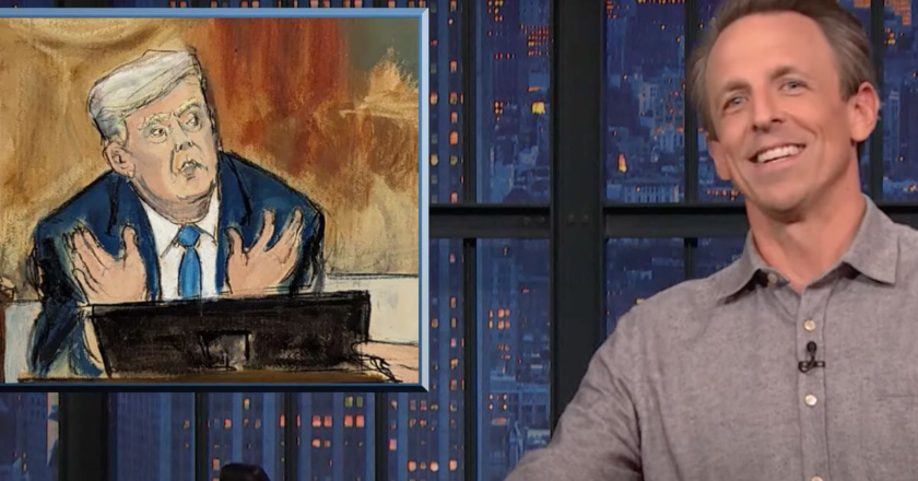 Seth Meyers Says Courtroom Artist Absolutely ‘Nailed’ 1 Part Of Trump