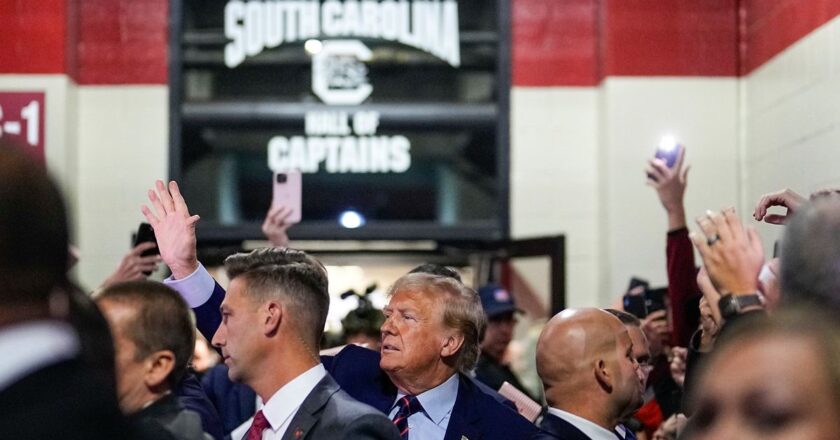 Donald Trump Draws Cheers In Nikki Haley’s Backyard At Clemson-South Carolina Football Game