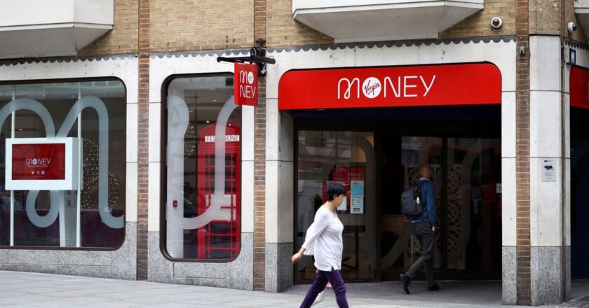 Britain’s Virgin Money full-year profit misses market view