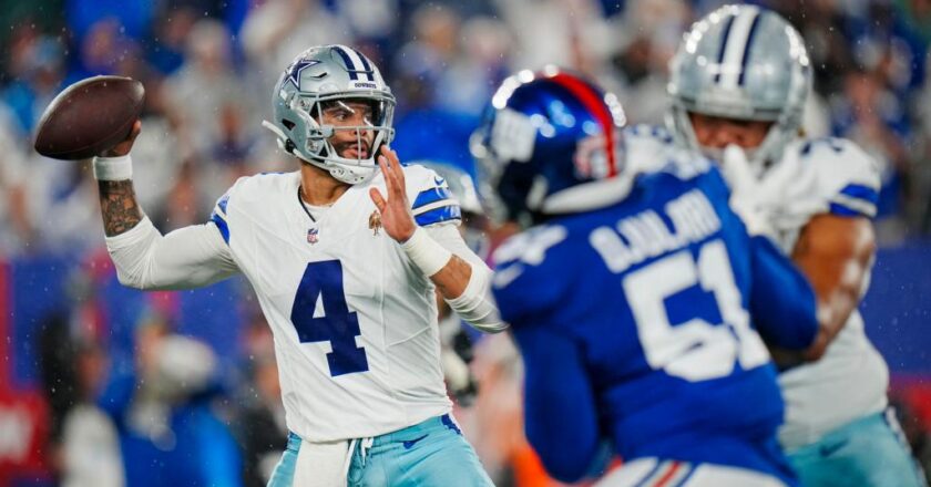 Dak Prescott, Cowboys take aim at Giants