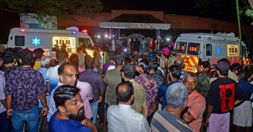 A stampede during a music festival in southern India university has killed at least 4 students