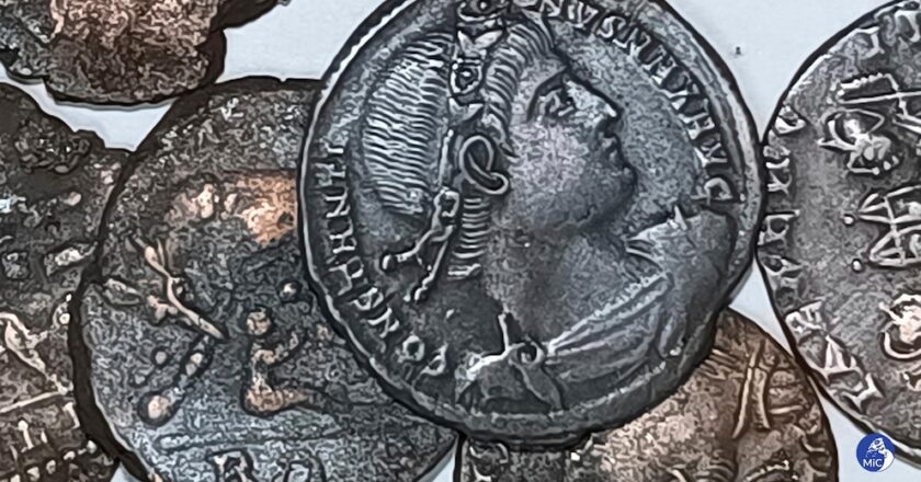 Tens of thousands of ancient coins have been found off Sardinia. They may be spoils of a shipwreck