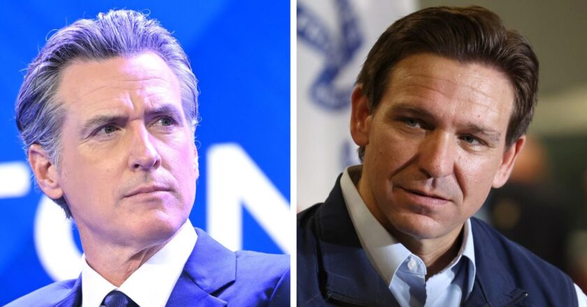 Ron DeSantis and Gavin Newsom Debate on Fox News’s ‘Hannity’ Tonight