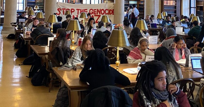 An Antisemitic Occupation of Harvard's Widener Library