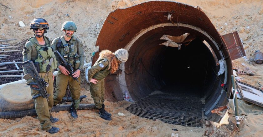 Israeli Military Reveals Tunnel It Says Hamas Built for Large-Scale Attack