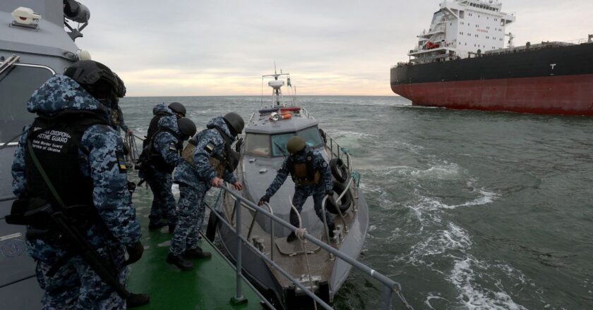 Ukraine Strikes Russian Warship in Crimea, in Another Blow to Moscow’s Black Sea Fleet