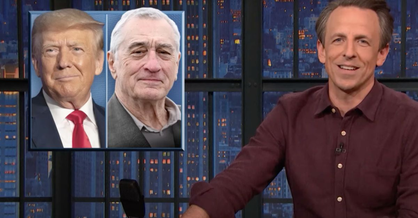 Seth Meyers Burns Trump With Real Reason He’s Mad At Robert De Niro