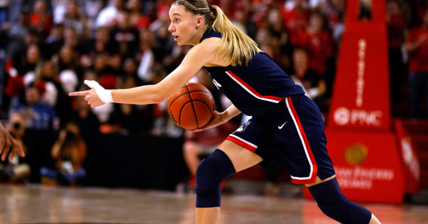 For UConn to thrive, Paige Bueckers needs to be more like Caitlin Clark