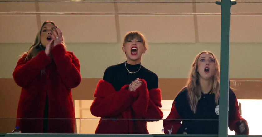 Taylor Swift attends Chiefs game with Brittany Mahomes – but they weren’t the only famous faces there