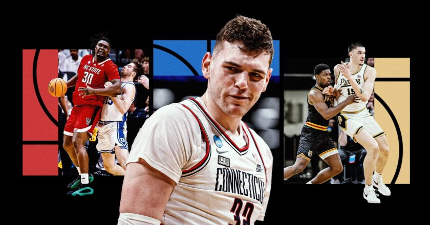 They might be giants: Edey, Clingan and Burns a (very) Big 3 at men’s Final Four