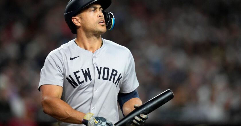 Giancarlo Stanton’s strikeout-heavy start not concerning Aaron Boone