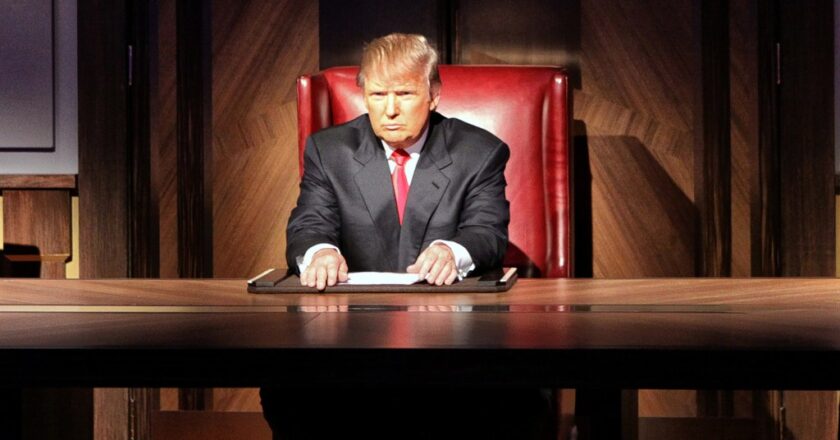 Donald Trump, from TV to trial